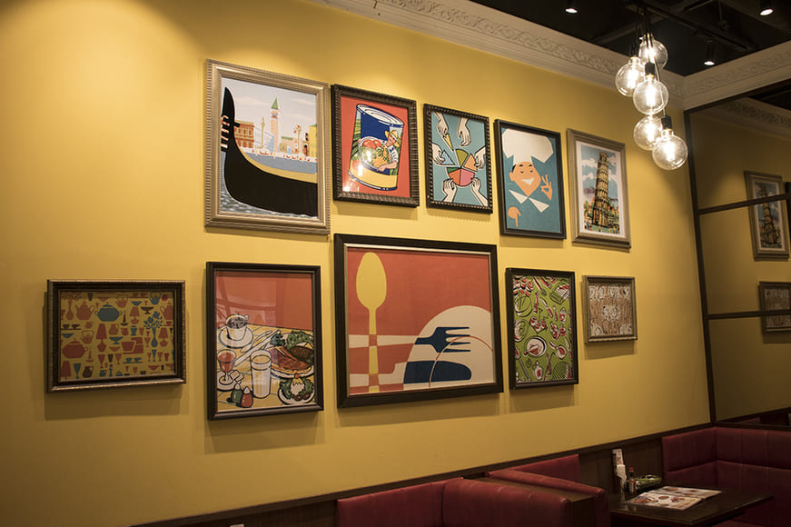 trattoria humming bird ララガーデン長町店の店内